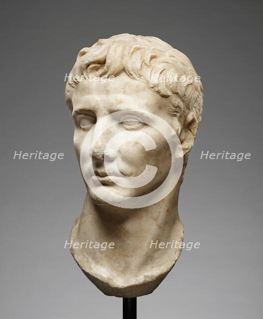 Portrait Head of Augustus, 25-1 B.C. Creator: Unknown.