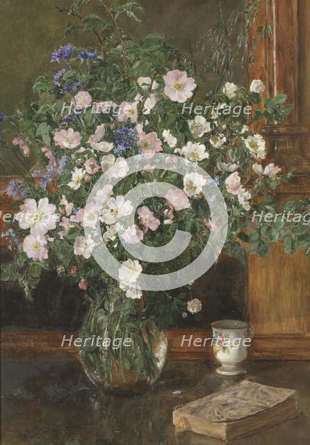 Wild Briar Roses, 1908. Creator: Anna Munthe-Norstedt.