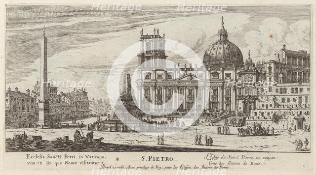 S. Pietro, 1640-1660. Creator: Israel Silvestre.
