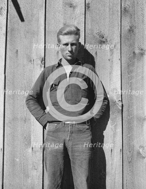 Possibly: One of the thirty-six members, Ola self-help sawmill co-op, Gem County, Idaho, 1939. Creator: Dorothea Lange.