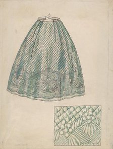 Petticoat, c. 1936. Creator: Lillian Causey.