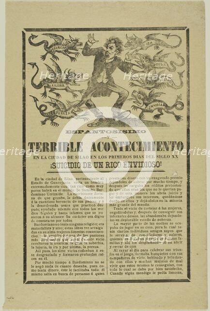 Shocking and Terrible Occurrence, n.d. Creator: José Guadalupe Posada.