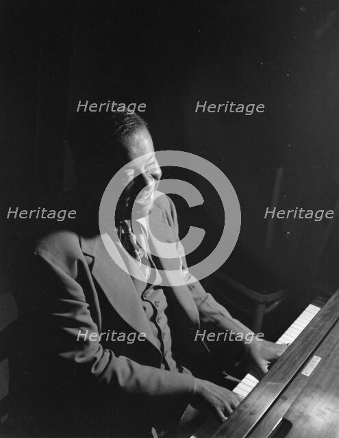 Portrait of Art Tatum, Rochester, N.Y.(?), ca. May 1946. Creator: William Paul Gottlieb.