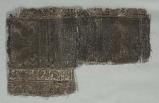 Silk Fragment, 1350-1399. Creator: Unknown.