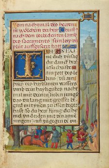 Border with the Meeting of Abraham and Melchizedek, about 1525-1530. Creator: Simon Bening.