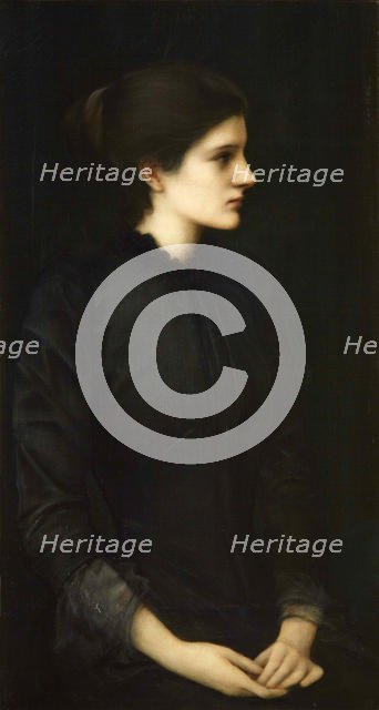 Portrait of Amy Gaskell, 1893. Creator: Burne-Jones, Sir Edward Coley (1833-1898).