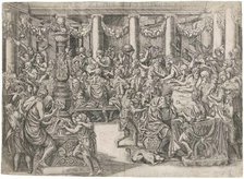 The Banquet of Scipio, 1543. Creator: Antonio Fantuzzi.