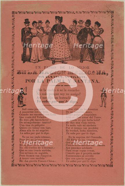 An Outing of the Best in the Mexican Nation, 1895. Creator: José Guadalupe Posada.