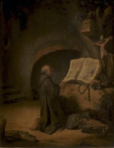 Eremit Praying, 1635. Creator: Jacob van Spreeuwen.