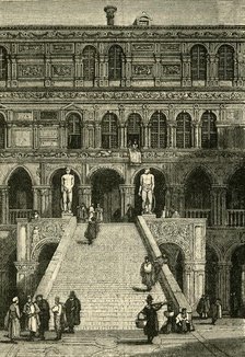 'Scala dei Giganti at the Doge's Palace, Venice', 1890.   Creator: Unknown.