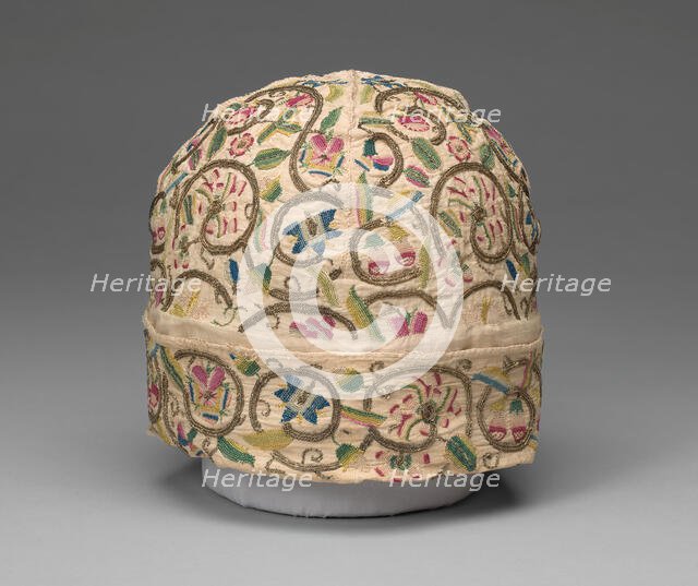 Man's Cap, England, 1601/25. Creator: Unknown.