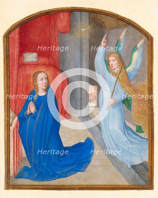 The Annunciation, ca. 1510. Creator: Circle of Gerard David (Netherlandish, Oudewater ca. 1455-1523 Bruges).