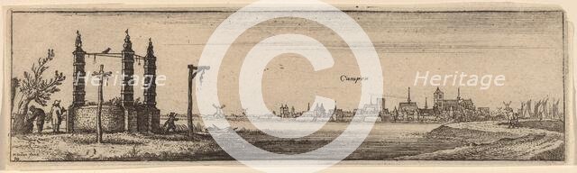 Kampen, c. 1632. Creator: Wenceslaus Hollar.