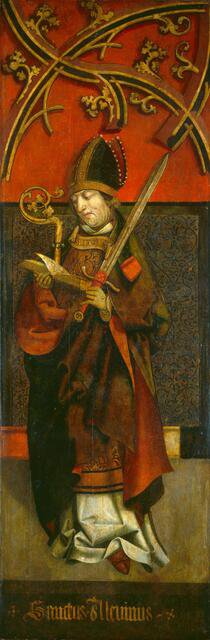 Saint Alcuin, c. 1500/1525. Creator: Unknown.