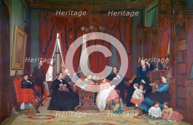 'The Hatch Family', 1870-1871. Artist: Eastman Johnson