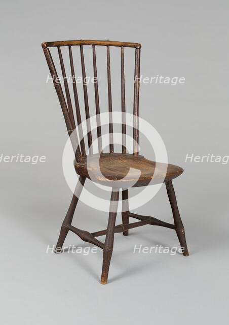Child's Windsor Side Chair, 1790/1815. Creator: Unknown.