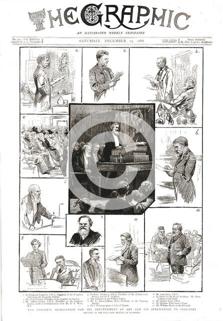 ''The Graphic, Front Cover Saturday December 15. 1888', 1888. Creator: Unknown.