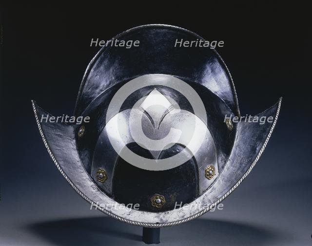 Black and White Morion (of Munich Town Guard), c. 1575-1600. Creator: Unknown.