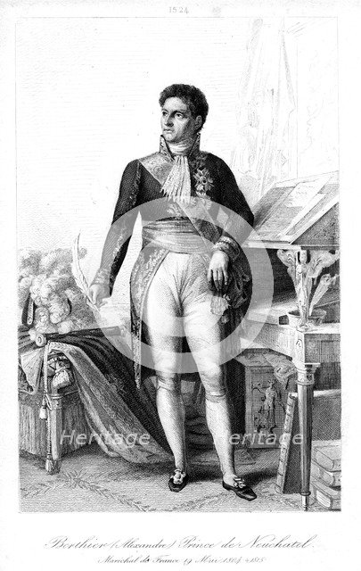 Louis Alexandre Berthier (1753-1815), Marshal of France, 1839. Creator: Contenau.