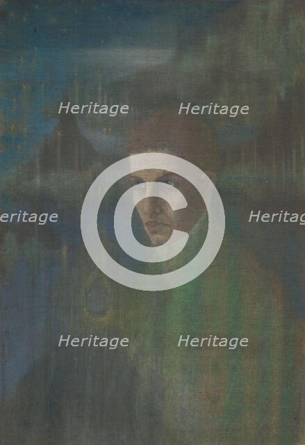 Henri van Booven as a young priest (Van Booven's priest picture), 1900-1901. Creator: Cristophe Karel Henri de Nerée tot Babberich.