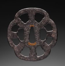 Sword Guard, mid 19th century. Creator: Unknown.