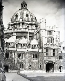 Brasenose College and Radcliffe Camera, Oxford, c1955. Creator: Arthur Charles Kirby Ware.