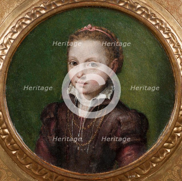 Portrait of Europa Anguissola, c1556-1558. Creator: Anguissola, Lucia (1536/38-c. 1565).