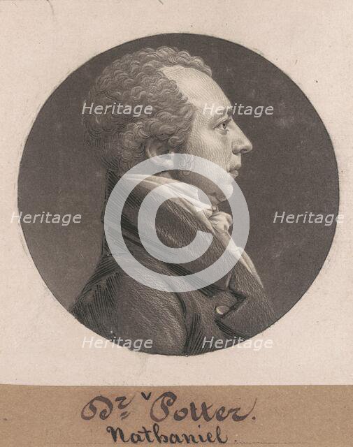 Nathaniel Potter, 1804. Creator: Charles Balthazar Julien Févret de Saint-Mémin.