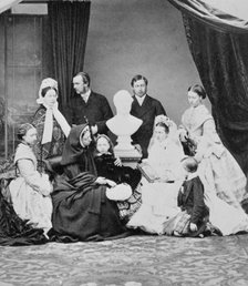 Queen Victoria and her family, Windsor, Berkshire, 1863. Artist: Unknown.