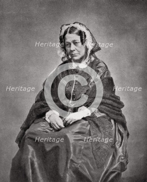 Comtesse de Segur, Russian-born French author, 1860. Artist: Unknown