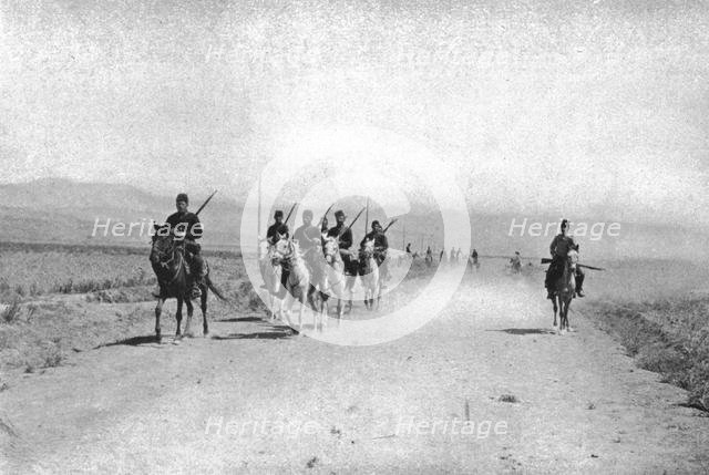 'Cavalry Patrol near Erzinjan', c1906-1913, (1915). Creator: Mark Sykes.