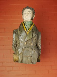 Ship Figurehead, Male Figure, 1830/40. Creator: Unknown.