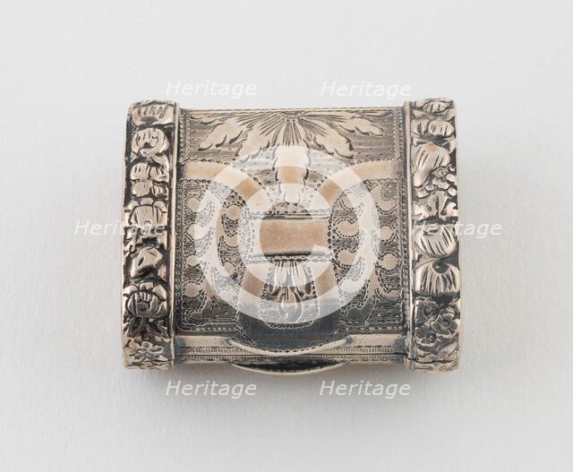 Purse-Shaped Vinaigrette, Birmingham, 1818/19. Creator: Possibly John Turner.