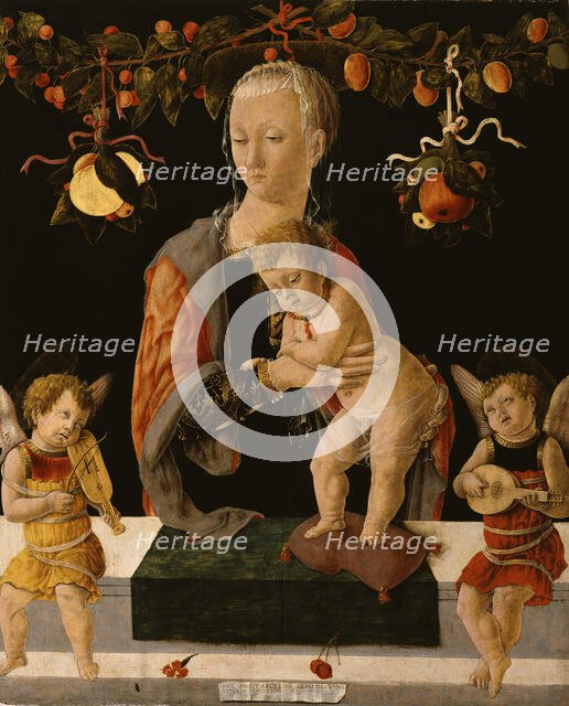 Madonna and Child with Angels, 1459-1460. Creator: Giorgio di Tomaso Schiavone.