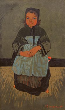 Breton girl, Marie Francisaille, 1896. Creator: Sérusier, Paul (1864-1927).