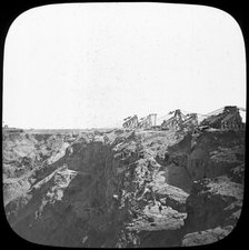 De Beer's diamond mine, South Africa, c1890. Artist: Unknown