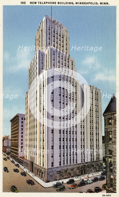 The Northwestern Bell Telephone Building, Minneapolis, Minnesota, USA, 1933. Artist: Unknown