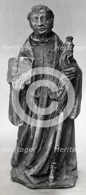 Ecclesiastical Figure, French, 15th century. Creator: Unknown.