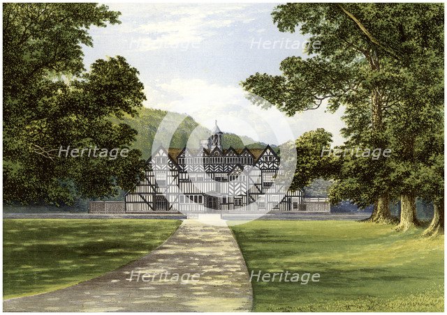 Meer Hall, near Droitwich, Worcestershire, home of the Bearcroft family, c1880. Artist: Unknown