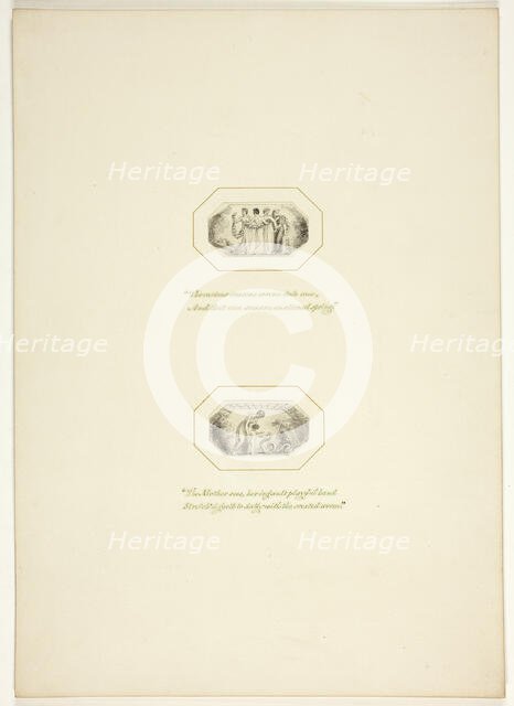 Study for a plate from The Task, c. 1800. Creator: Thomas Stothard.
