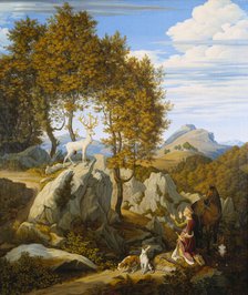 St Hubertus, 1822. Creator: Johann David Passavant.