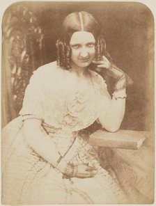 Miss Binney, 1843-1848. Creator: Hill & Adamson.