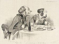 Finissez donc...je n'aime pas qu'on dise des bêtises..., 1838. Creator: Honore Daumier.