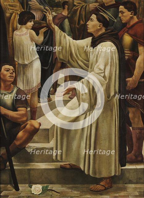 Saint Venantius of Camerino (Study for the altarpiece), 1923. Creator: Oppi, Ubaldo (1889-1942).