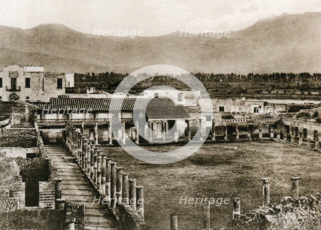 Caserma dei glagiatori, Pompeii, Italy, c1900s. Creator: Unknown.