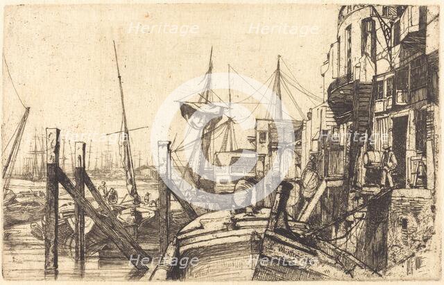 Limehouse, 1859. Creator: James Abbott McNeill Whistler.