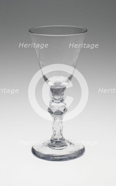 Wine Glass, England, c. 1760/80. Creator: Unknown.