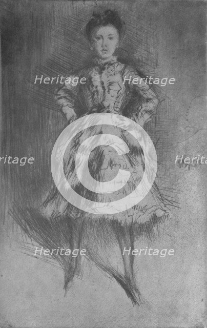 'Elinor Leyland', 1874, (1904). Artist: James Abbott McNeill Whistler.