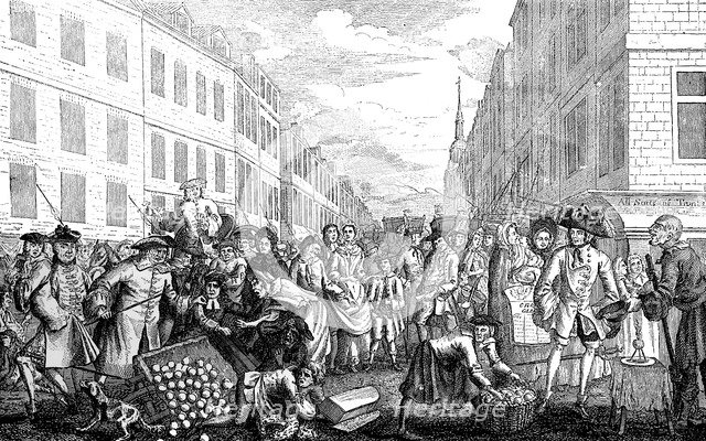 'Christmas Gambolls, Boxing Day', 1747. Artist: Unknown