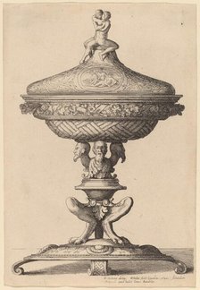 Ornate Goblet, 1642. Creator: Wenceslaus Hollar.